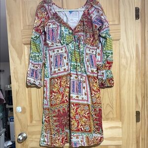 Gorgeous boho midi dress from Blue Plate size 1X